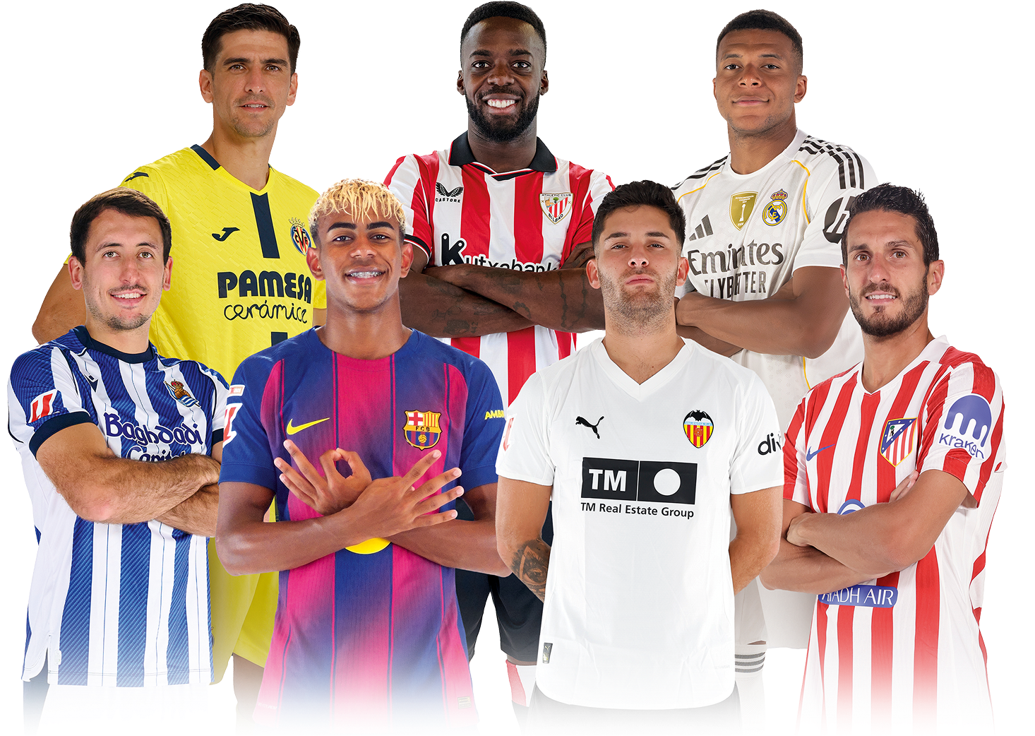 Skupina hráčů LaLiga